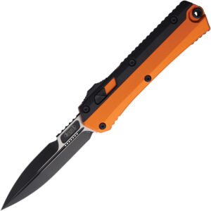 Navaja automática Microtech Auto Glykon OTF Bayonet Orange 184-1OR