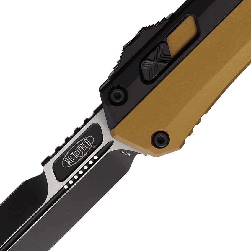 Navaja automática Microtech Auto Glykon OTF Bayonet Tan 184-1TA - Image 2