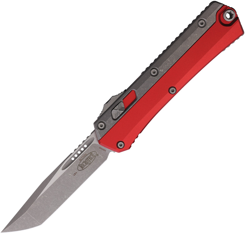 Navaja automática Microtech Auto Glykon T/E OTF AP Red 185-10APRD