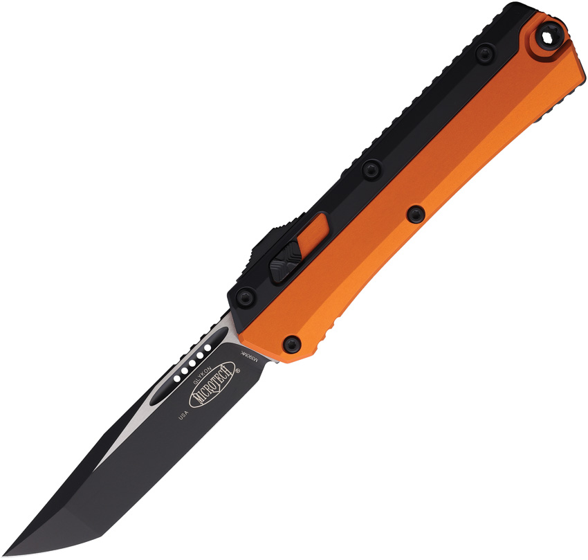 Navaja automática Microtech Auto Glykon T/E OTF Orange 185-1OR