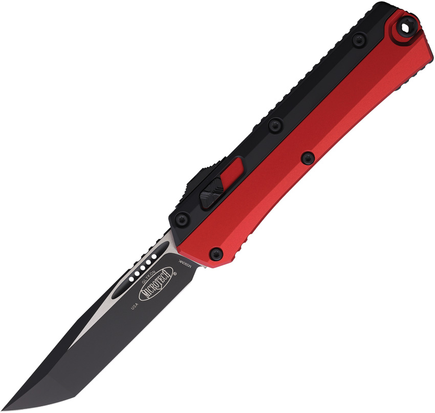 Navaja automática Microtech Auto Glykon OTF T/E Red 185-1RD