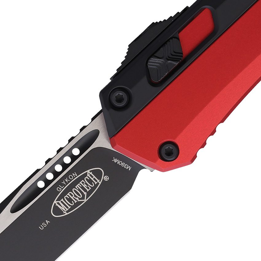 Navaja automática Microtech Auto Glykon OTF T/E Red 185-1RD - Image 2