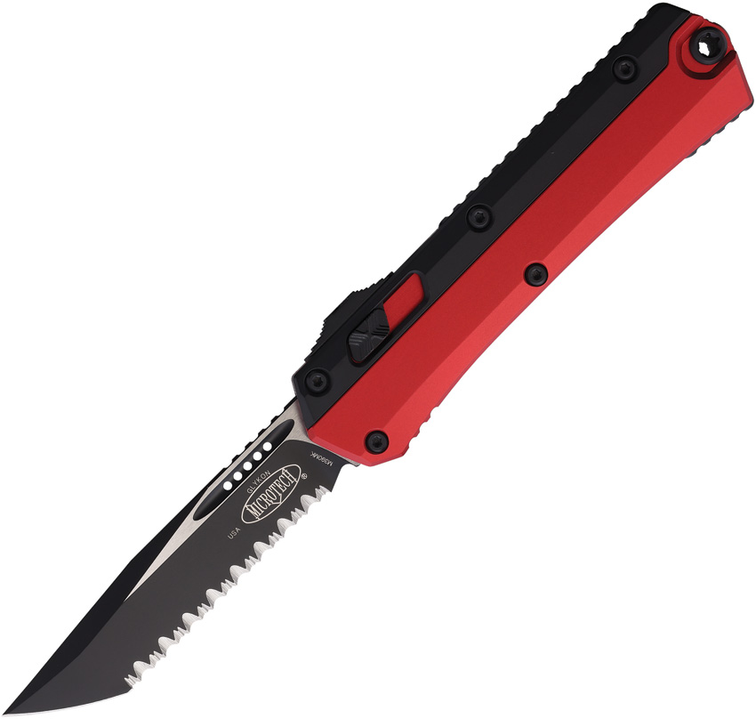 Navaja automática Microtech Auto Glykon T/E OTF FS Red 185-3RD