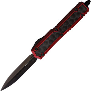 Navaja automática Microtech Auto Makora D/E OTF DLC Red 206-1DLCTRDBIS