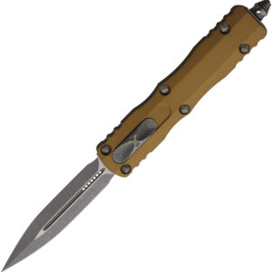 Navaja automática Microtech Auto Dirac D/E OTF Tan AP 225-10APTA