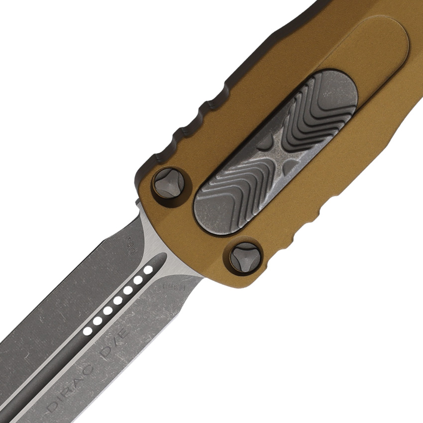 Navaja automática Microtech Auto Dirac D/E OTF Tan AP 225-10APTA - Image 2