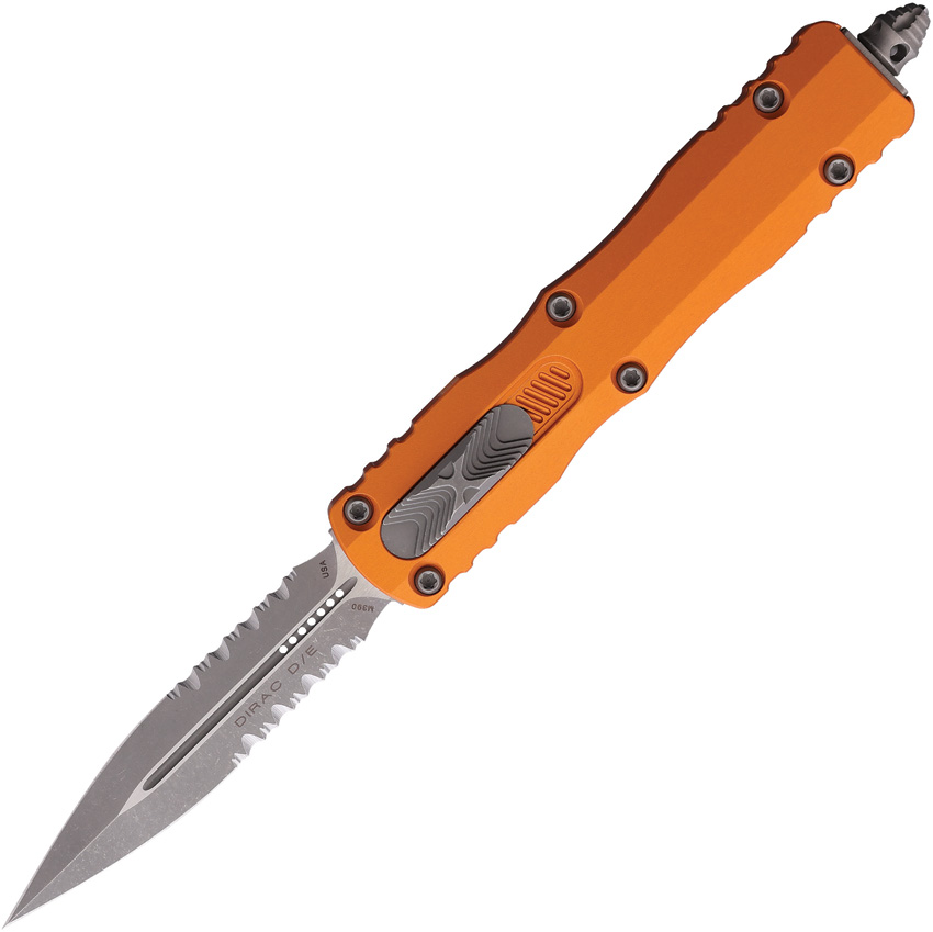 Navaja automática Microtech Auto Dirac D/E OTF Orange 225-11APOR