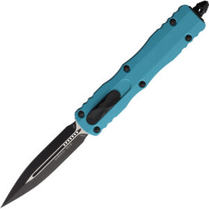 Navaja automática Microtech Auto Dirac D/E OTF Cyan 225-1CN