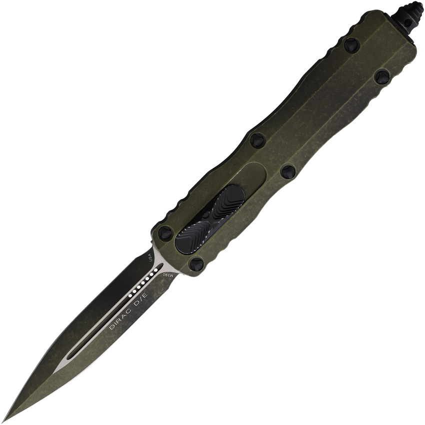 Navaja automática Microtech Auto Dirac D/E OTF Weathered G 225-1WGG