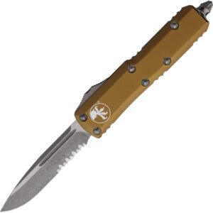Navaja automática Microtech Auto UTX-85 S/E OTF AP Tan 231-11APTA