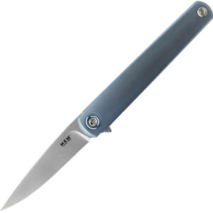 Navaja MKM-Maniago Knife Makers Flame Framelock Drop Blue MK FL01-TBSW