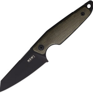 Cuchillo MKM-Maniago Knife Makers Makro 2 Black Green Mic MK MA02-GCB