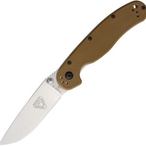 Navaja Ontario RAT II Linerlock Coyote Brown 8828CB
