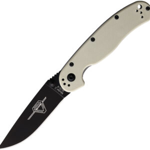 Navaja Ontario RAT II Linerlock Bone Nylon 8862BONETC
