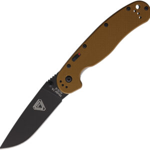 Navaja Ontario RAT IA Linerlock A/O Tan 8871TN