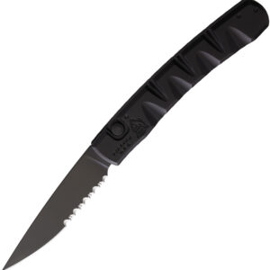 Navaja automática Piranha Knives Auto Virus Button Lock Blk P-15BKTS