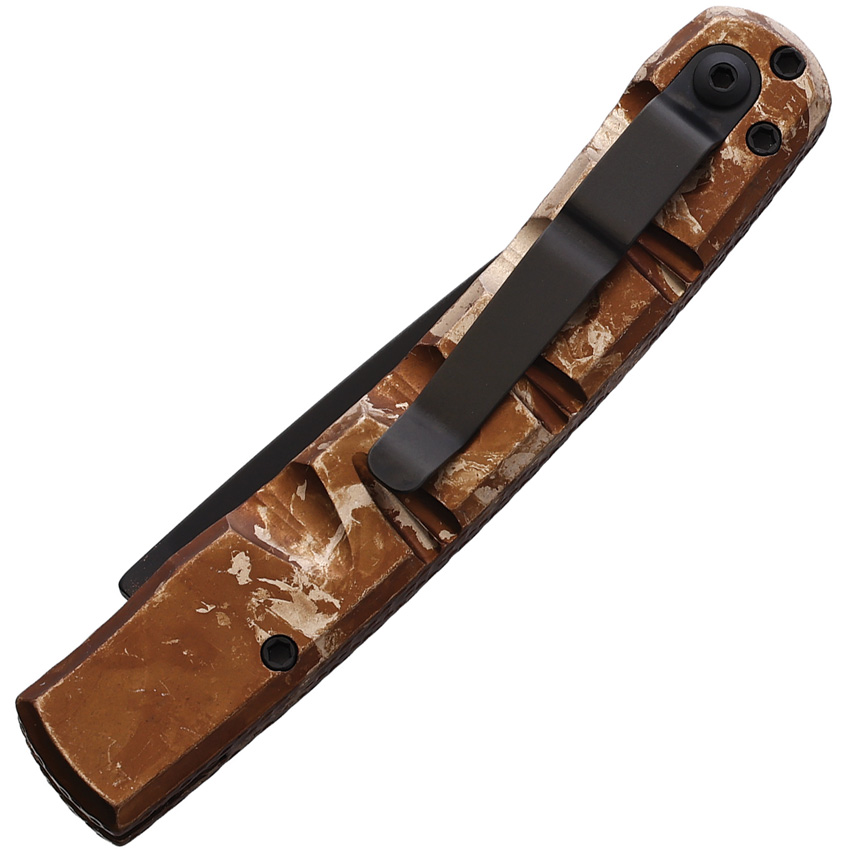 Navaja automática Piranha Knives Auto Virus Button Lock Camo P-15CT - Image 2