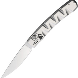 Navaja automática Piranha Knives Auto Virus Button Lock Slvr P-15S