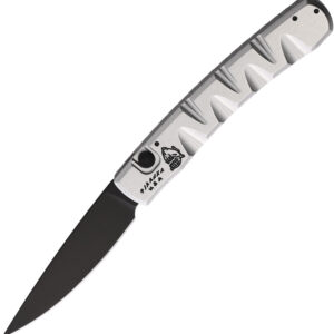 Navaja automática Piranha Knives Auto Virus Button Lock Slvr P-15ST