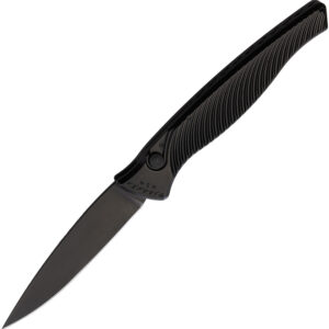 Navaja automática Piranha Knives Auto DNA Button Lock Black P-16BKT