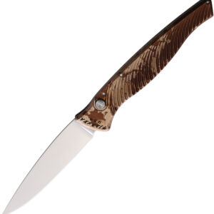 Navaja automática Piranha Knives Auto DNA Button Lock Camo P-16C