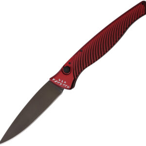 Navaja automática Piranha Knives Auto DNA Button Lock Red P-16RT