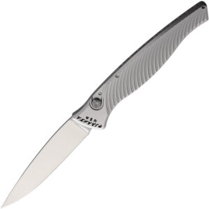 Navaja automática Piranha Knives Auto DNA Button Lock Silver P-16S