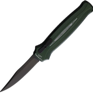 Navaja automática Piranha Knives Auto Rated-R OTF Green P-19GT