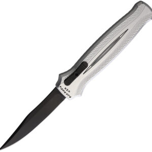 Navaja automática Piranha Knives Auto Rated-R OTF Silver P-19ST