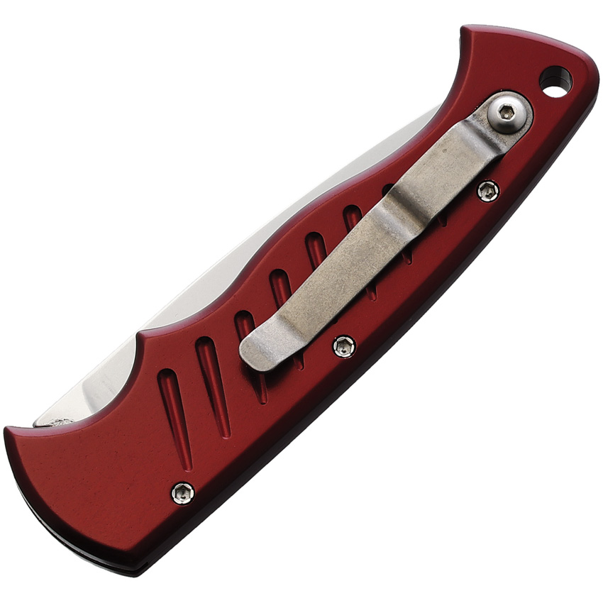 Navaja automática Piranha Knives Auto Pocket Button Lock Red P-1R - Image 2