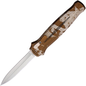 Navaja automática Piranha Knives Auto Rated-X OTF Camo P-20C