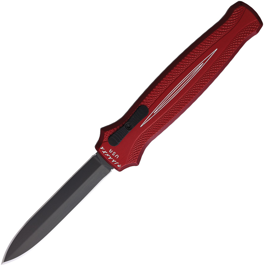 Navaja automática Piranha Knives Auto Rated-X OTF Red P-20RT