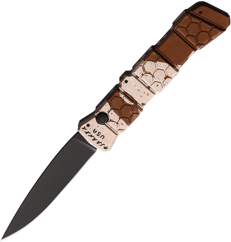 Navaja automática Piranha Knives Auto 21 Button Lock Camo P-21CT