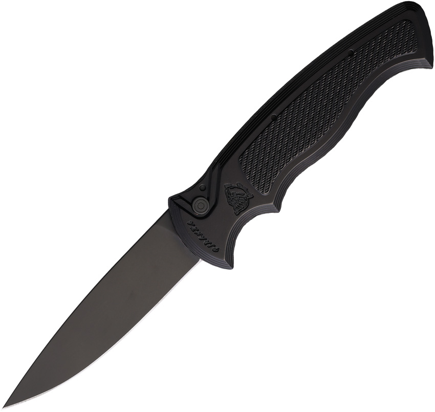 Navaja automática Piranha Knives Auto Velocity Button Lock Blk P-26BKT