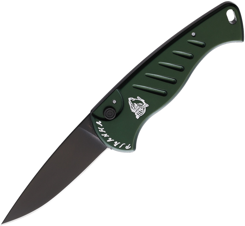 Navaja automática Piranha Knives Auto Fingerling Button Lock P-2GT