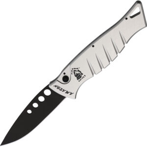 Navaja automática Piranha Knives Auto Amazon Button Lock Slv P-3ST