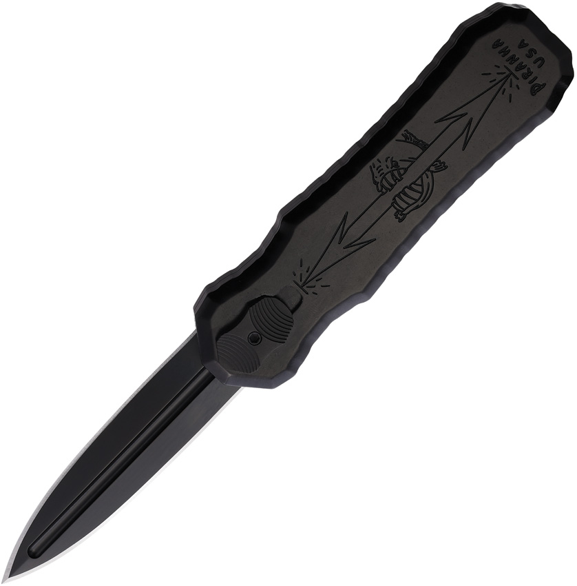 Navaja automática Piranha Knives Auto Excalibur Tactical OTF P-8BKT