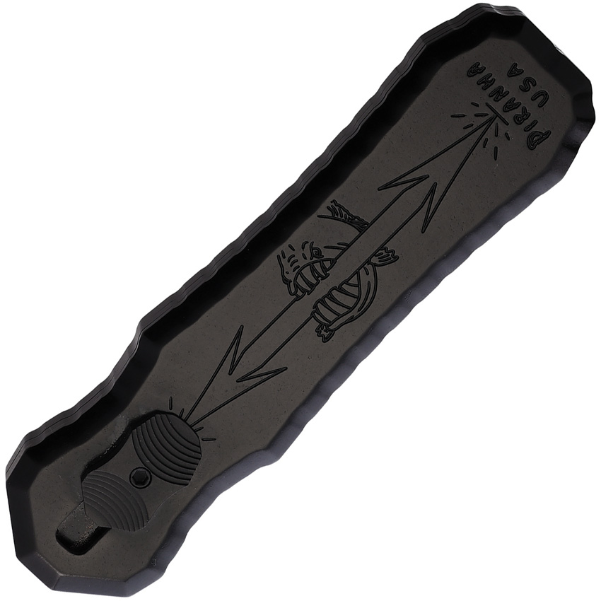 Navaja automática Piranha Knives Auto Excalibur Tactical OTF P-8BKT - Image 2