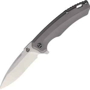 Navaja QSP Knife Woodpecker Framelock Gray QS116-A II