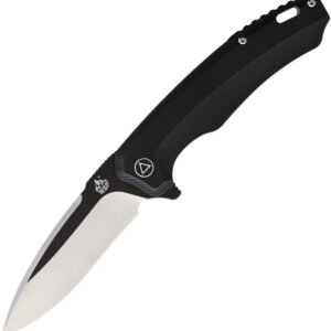 Navaja QSP Knife Woodpecker Framelock Black QS116-D II