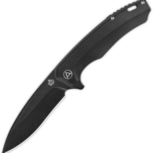Navaja QSP Knife Woodpecker Framelock Black QS116-D2 II