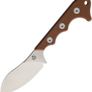 Cuchillo QSP Knife Neckmuk Neck Knife Brown QS125-E