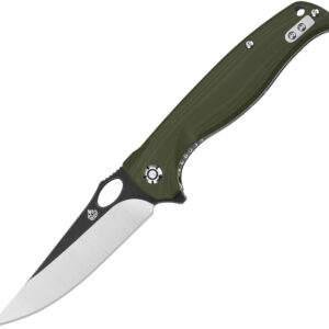 Navaja QSP Knife Gavial Linerlock Green G10 QS126-B