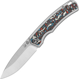 Navaja QSP Knife Puffin Framelock Titanium QS127-G1