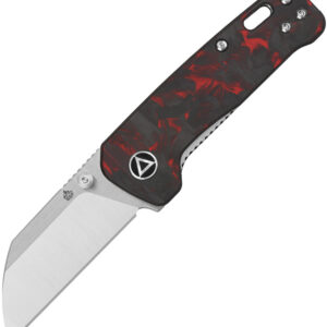 Navaja QSP Knife Mini Penguin Linerlock Red CF QS130XS-E1