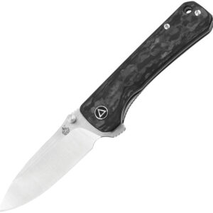 Navaja QSP Knife Hawk Linerlock Shredded CF QS131-F
