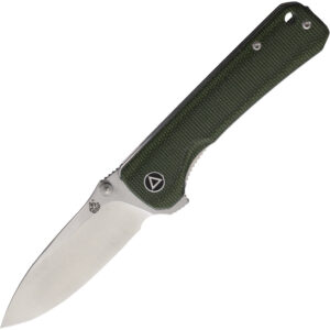 Navaja QSP Knife Hawk Linerlock Green Micarta QS131-H