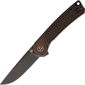 Navaja QSP Knife Osprey Linerlock Copper Black QS139-E2