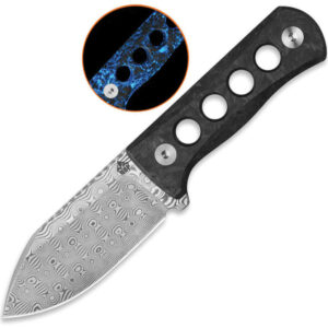 Navaja QSP Knife Canary Neck Knife Blue GITD QS141-L
