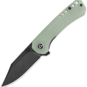 Navaja QSP Knife Kestrel Linerlock Jade G10 QS145-B2